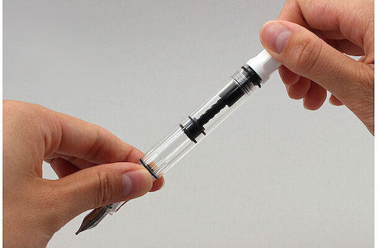 Twsbi Eco White Piston Πένα Καλλιγραφίας Broad Λευκή