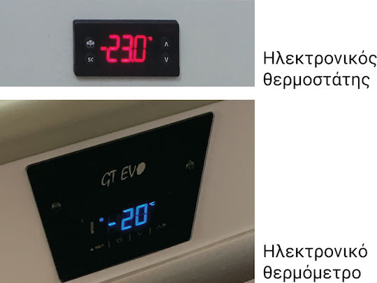 Ucinque Gt200 Evo Congelator de scufundare cu 2 uși glisante