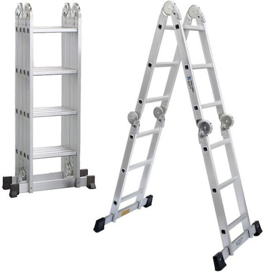 Prostep Aluminum Multipurpose Ladder 4x4 Prostep