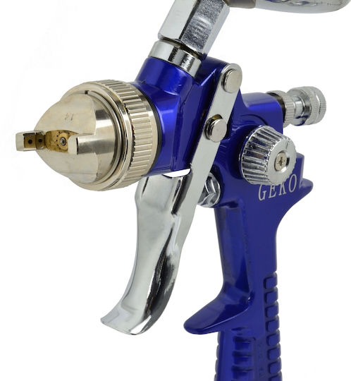 Geko Professional Πιστόλι Βαφής Αέρος HVLP Άνω Δοχείου 1.5mm