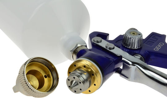 Geko Hvlp Πιστόλι Βαφής Αέρος HVLP Άνω Δοχείου 1.4mm