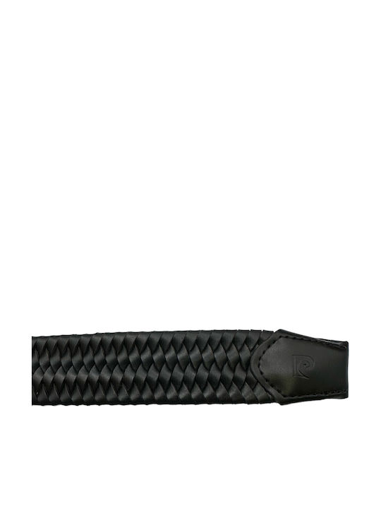 Elastisch Herren Gürtel Gestrickt Schwarz
