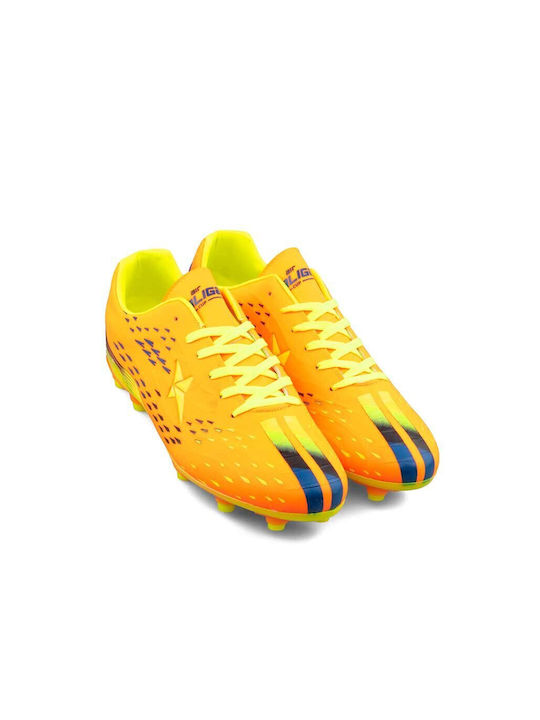 Le Petit Kids Molded Soccer Shoes Orange