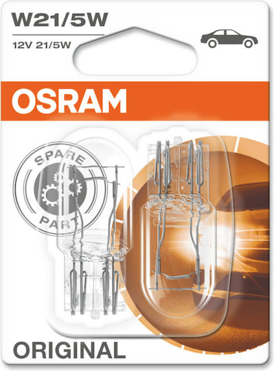 Osram Λάμπα Αυτοκινήτου Original Line W21/5W 12V 21W 1τμχ