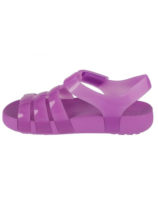 Crocs Παιδικά Παπουτσάκια Θαλάσσης Isabella Jelly Ροζ