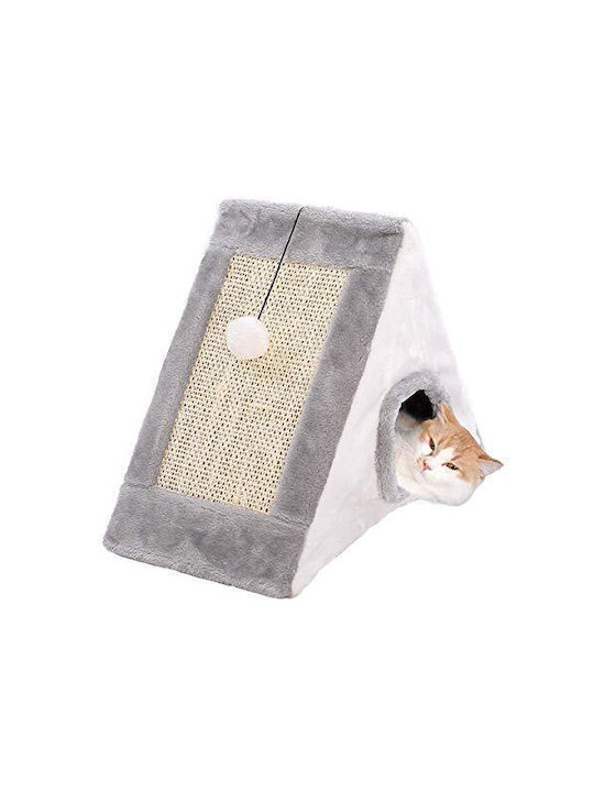 Stâlp pentru zgâriat pisici Gri 44x31x39cm