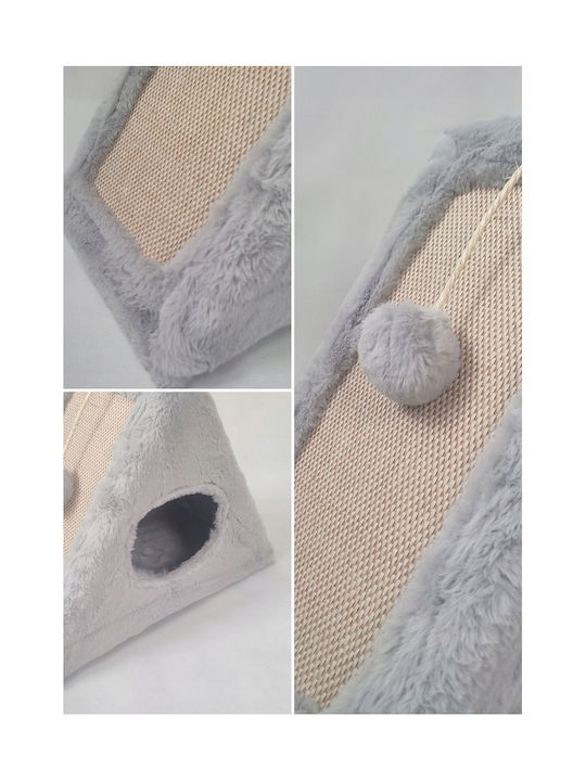 Stâlp pentru zgâriat pisici Gri 44x31x39cm