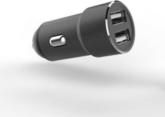 Ezra CR02 Autoladegerät 20W 2.4A mit Anschlüssen 2xUSB Schwarz Farbe