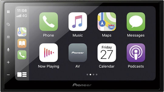 Pioneer Car Audio System 2DIN (Bluetooth USB WiFi GPS Apple CarPlay Android Auto) with 6.8" Touch Screen