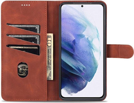 Azns Magnetic Back Cover Πλαστικό Καφέ (Galaxy S24)