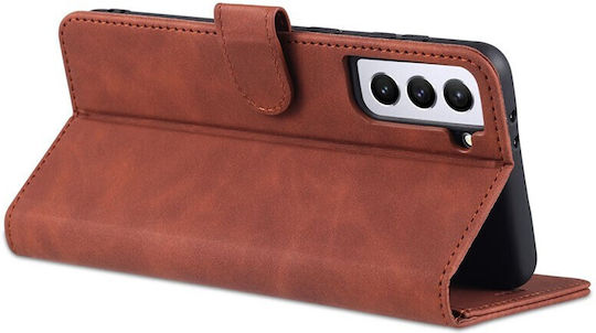 Azns Magnetic Back Cover Πλαστικό Ροζ Χρυσό (Galaxy S24)