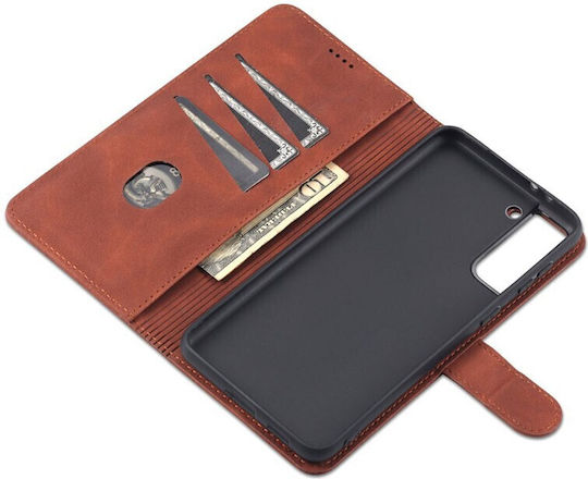 Azns Magnetic Back Cover Πλαστικό Ροζ Χρυσό (Galaxy S24)