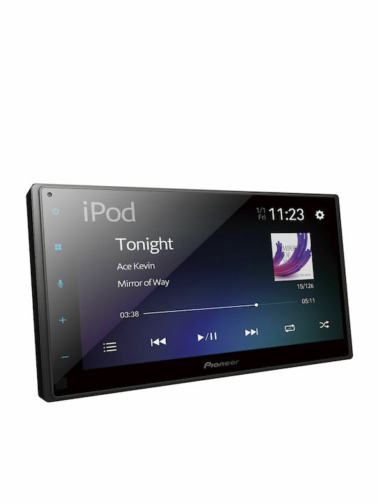 Pioneer Ηχοσύστημα Αυτοκινήτου 2DIN (Bluetooth/USB/WiFi/GPS/Apple-Carplay/Android-Auto) με Οθόνη Αφής 8"