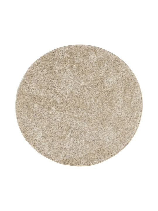 vidaXL Istan Teppich Rund Beige