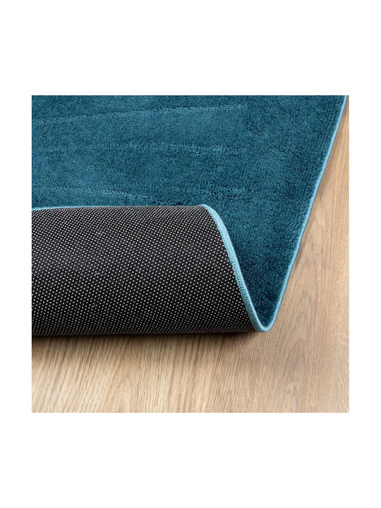 vidaXL Oviedo Χαλί Ορθογώνιο Τιρκουάζ 140x200cm