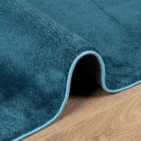 vidaXL Oviedo Teppich Rechteckig Synthetisch,Polyester/Cotton/Leather Turquoise