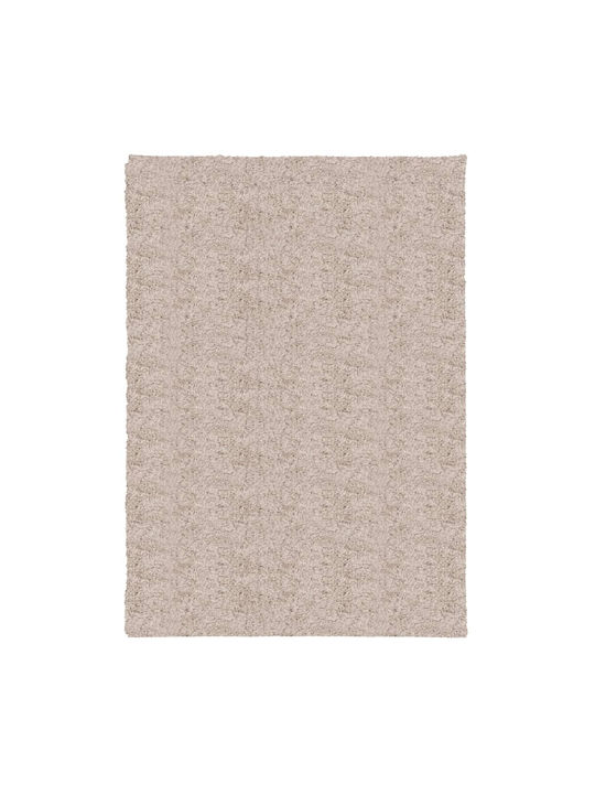 vidaXL Rug Rectangular Shaggy Beige