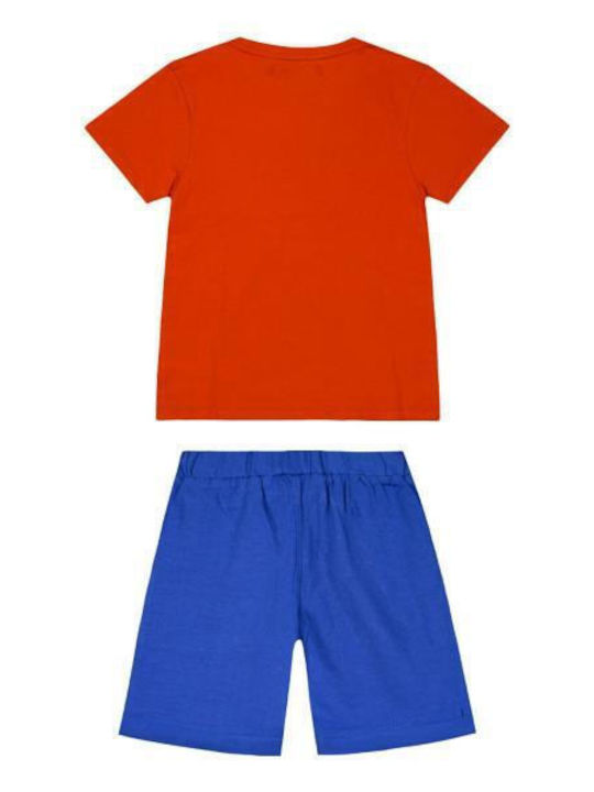 Energiers Kids Set with Shorts Summer 2pcs Coral