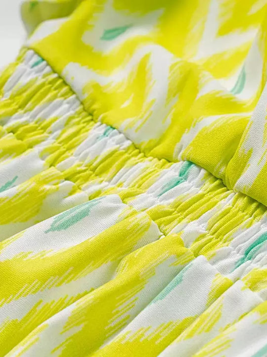 Children's Dress Lime Green