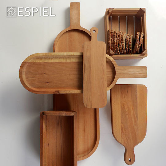 Espiel Πλατώ Σερβιρίσματος με Χειρολαβή Ξύλινο 58x16x3.5εκ.