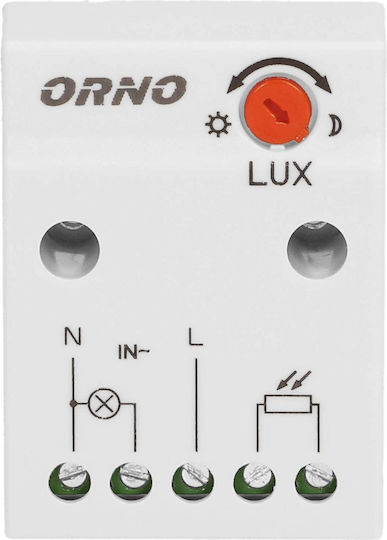 Orno Adjustable Day / Night Photocell 2-100 Lux IP65