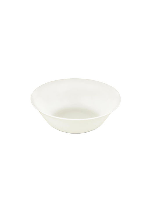 Aria Porcelain Salad Bowl White 19x19cm