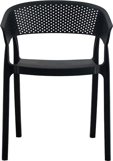 Outdoor Chair Polypropylene Diana Black 57x51x74cm