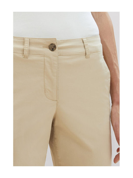 Women's Chino Trousers Slim Fit Beige