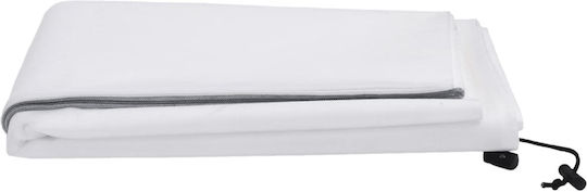 vidaXL Covers Shade Sail White 3.93x3.5m