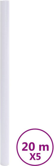 vidaXL Sticker Display Sandblasting 60cm x 20m White 3206469 1pcs