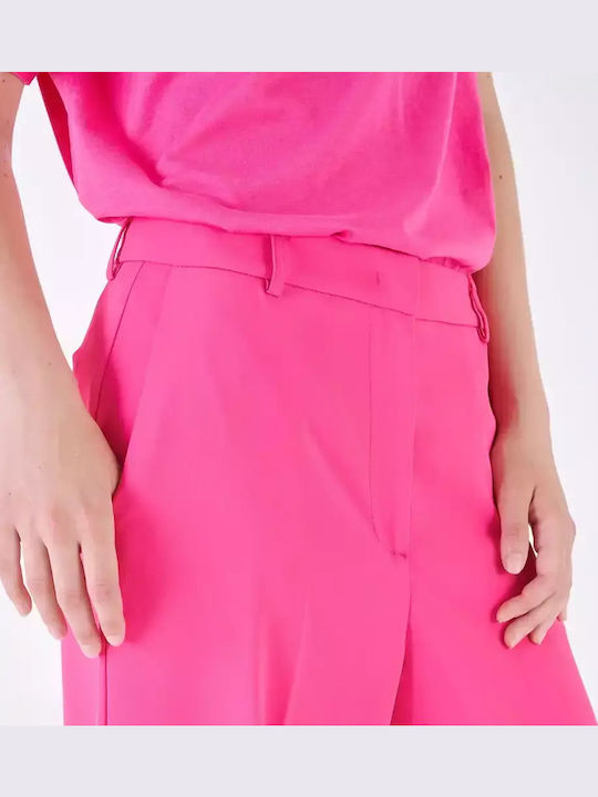 Γυναικείο Υφασμάτινο Παντελόνι Fuchsia