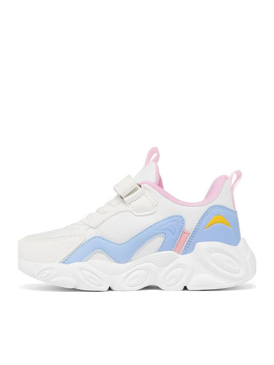 Memory Ruby 4 V Kinder Sneakers mit Klettverschluss Weiß