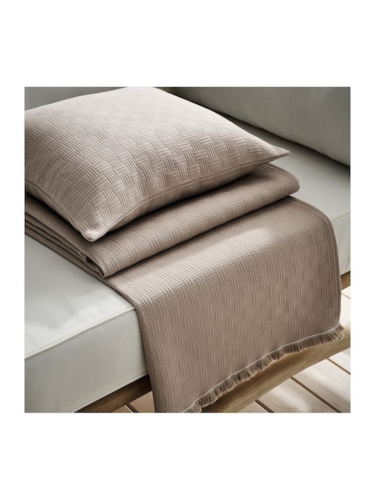 Gofis Home Четириместен диван Throw Ilania 180x350см. Sand Beige 318