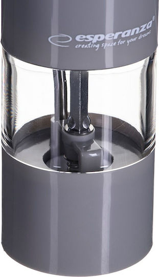 Esperanza Electric Set Spice Mills made of Plastic in Gray Color 23cm 1pcs
