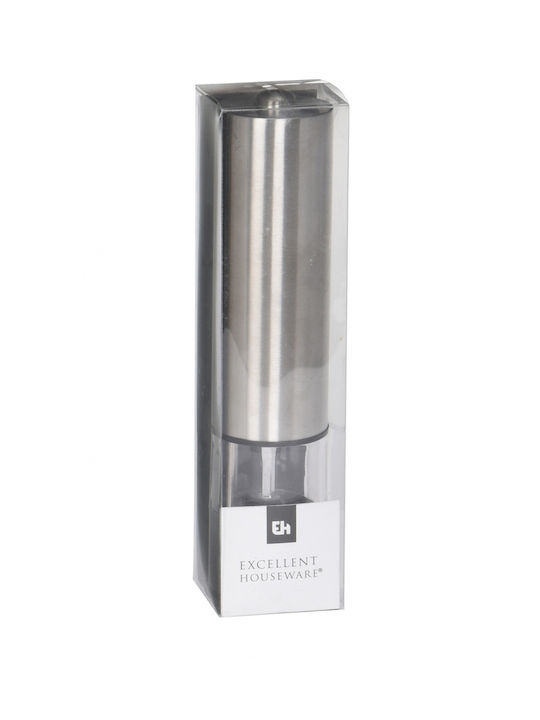 Click Ηλεκτρικός Μύλος Πιπεριού Inox σε Ασημί Χρώμα 23cm