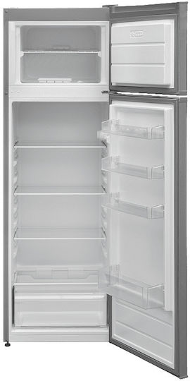 Finlux Frigider cu două uși 243lt Î160xL54xA56cm. Inox FXRA 28350 IXE