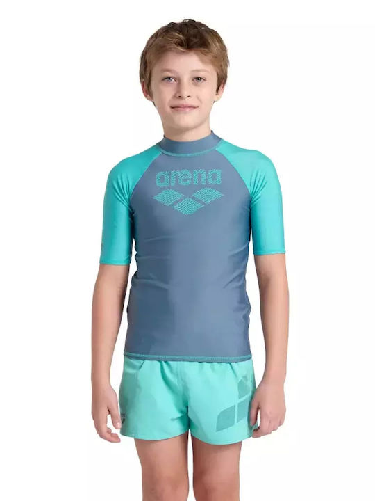 Arena Kinder Badebekleidung UV-Schutz (UV) Shirt Grey/berman