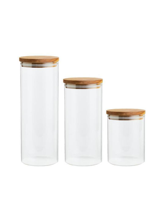 Next Vase General Use with Lid Glass Transparent 750ml