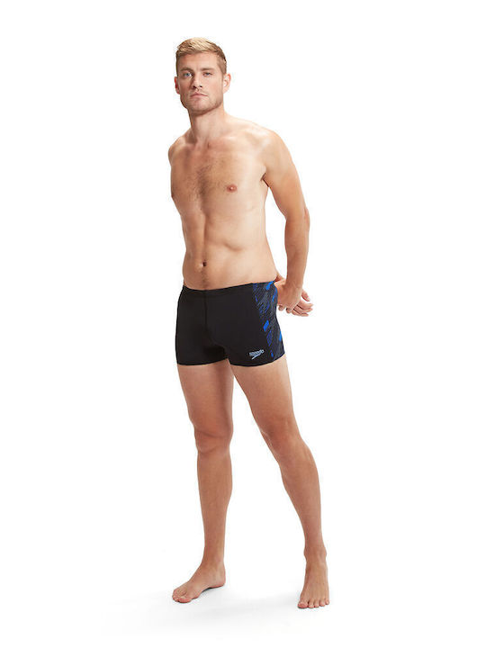Hyperboom Panel Aquashort Men's Swimwear Shorts Black-blue