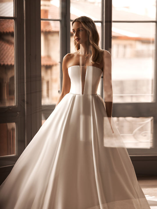 RichgirlBoudoir Wedding Dress Strapless White