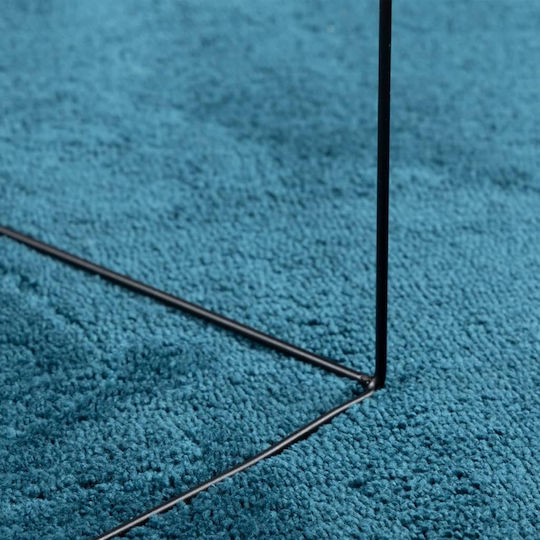 vidaXL Oviedo Rug Round Turquoise
