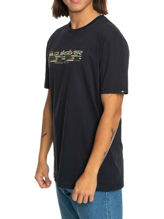 Quiksilver Omni Ανδρικό T-shirt Κοντομάνικο Μαύρο