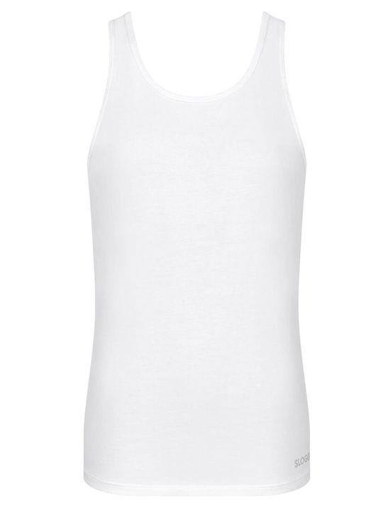 Go Abc Men's Undershirts White 2Pack