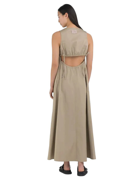 Replay Maxi Kleid Beige