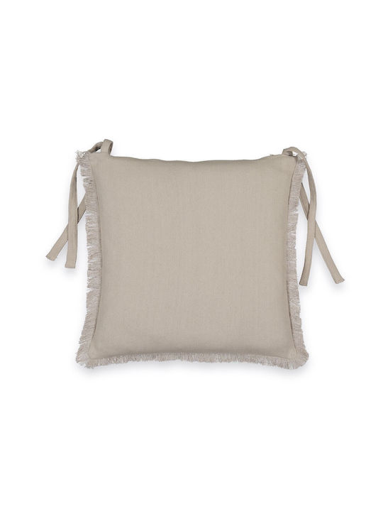 La Redoute Interieurs Garden Chair Cushion Beige 40x40cm.