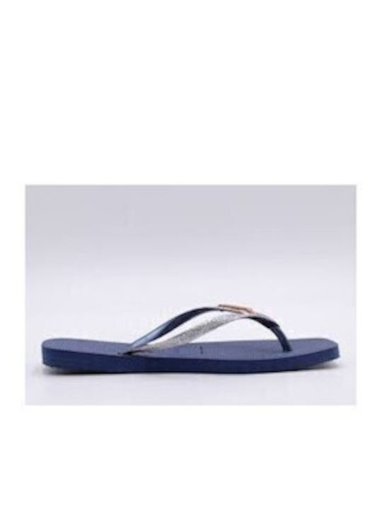 Damen-Flip-Flops - Hausschuhe In Silber Farbe