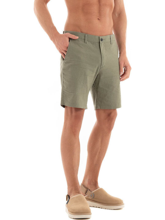 Dave Men's Shorts Chino Dark Olive Green