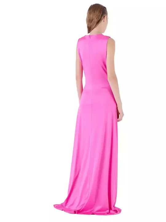 Summer Maxi Dress for Wedding and Christening Fuchsia