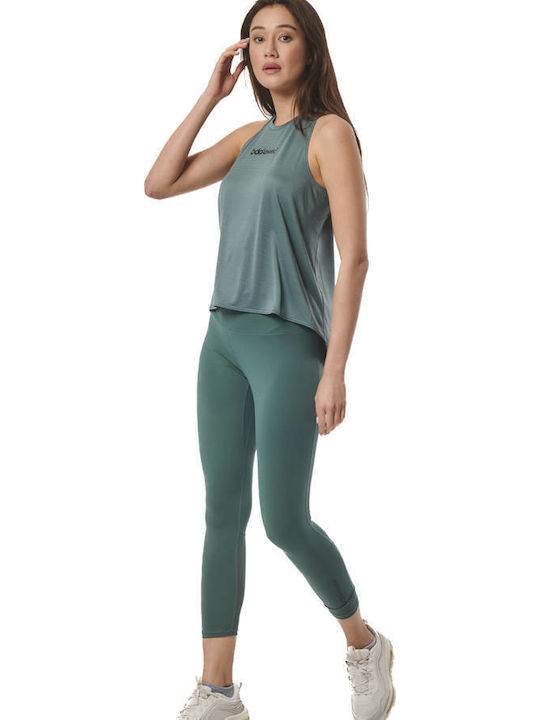 Women's Cropped Training Legging Pine Green