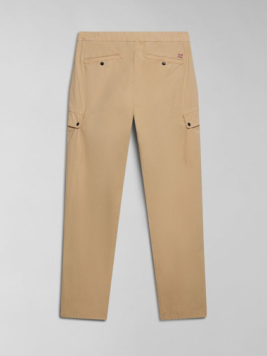 Herrenhose Elastische Loose Passform Beige